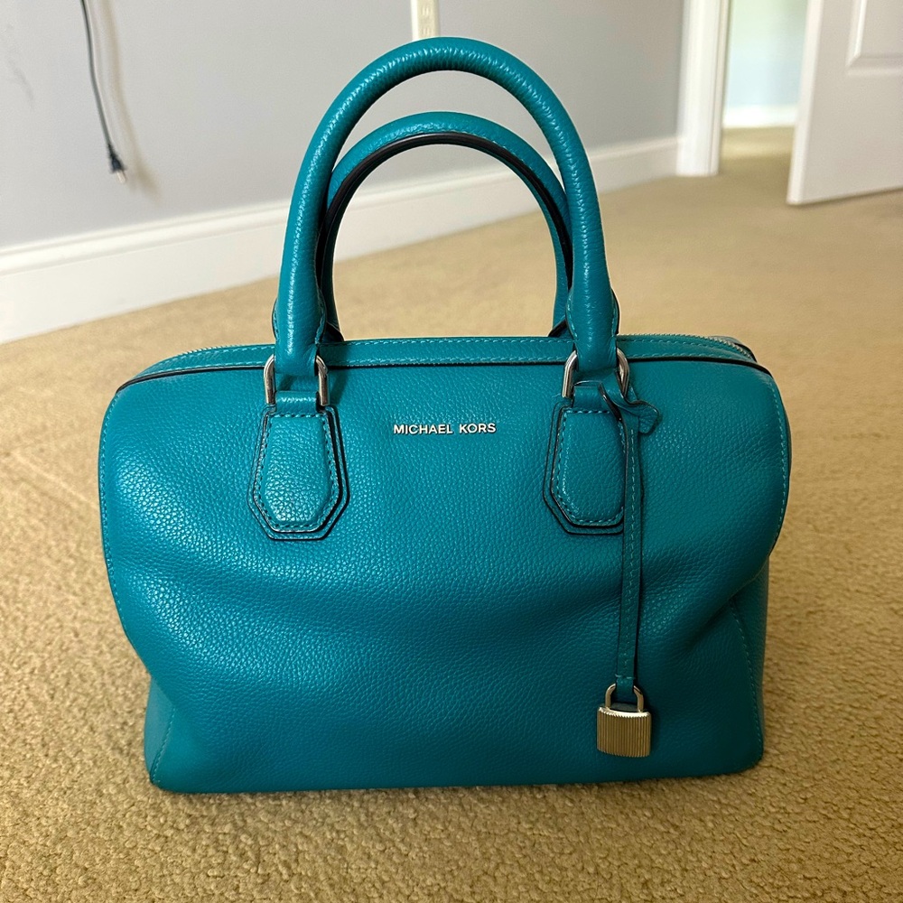 Michael Kors Turquoise Satchel